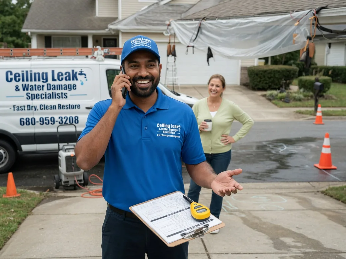 Ceiling Leak Cleanup Port Carbon, PA FAQs